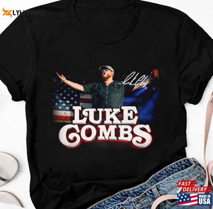 Luke Combs T-Shirt, Country Music Classic Hoodie, Luke Combs 2024 Tour Growing Up And Getting Old Hoodie, For Men Women 1