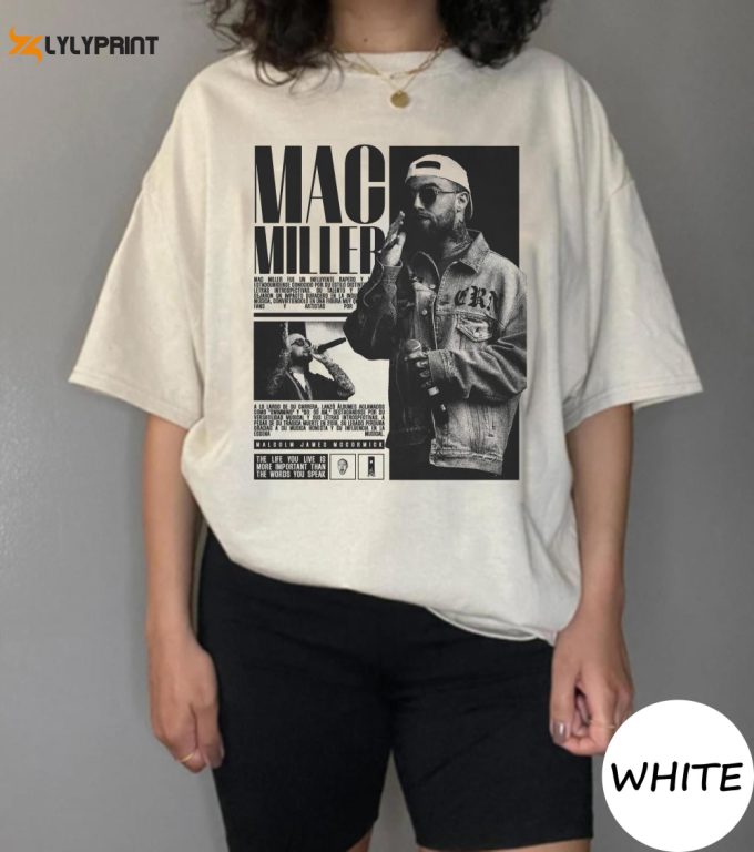 Mac Miller Vintage Shirt, Vintage Rap Tee, Mac Self Care Sweatshirt, Mac Swimming Hoodie, Hip Hop Shirt For Men Women 1