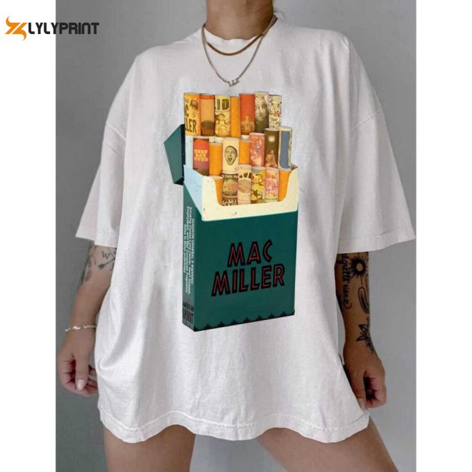 Mac Millers Pack Of Cigarettes Crewneck Shirt, Mac Millers Cigarettes Shirt For Men Women 1