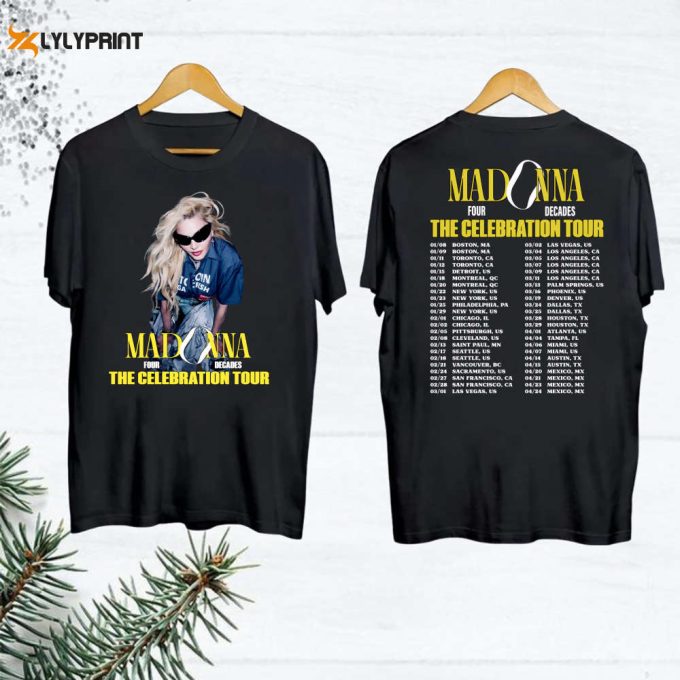 Madonna The Celebration Tour 2024 T-Shirt, Madonna Shirt For Men Women 1