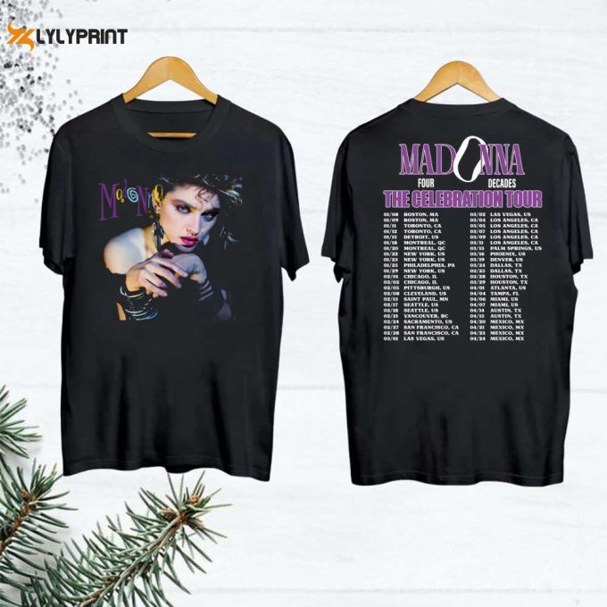 Madonna The Celebration Tour 2024 T-Shirt, Madonna Shirt, For Men Women 1