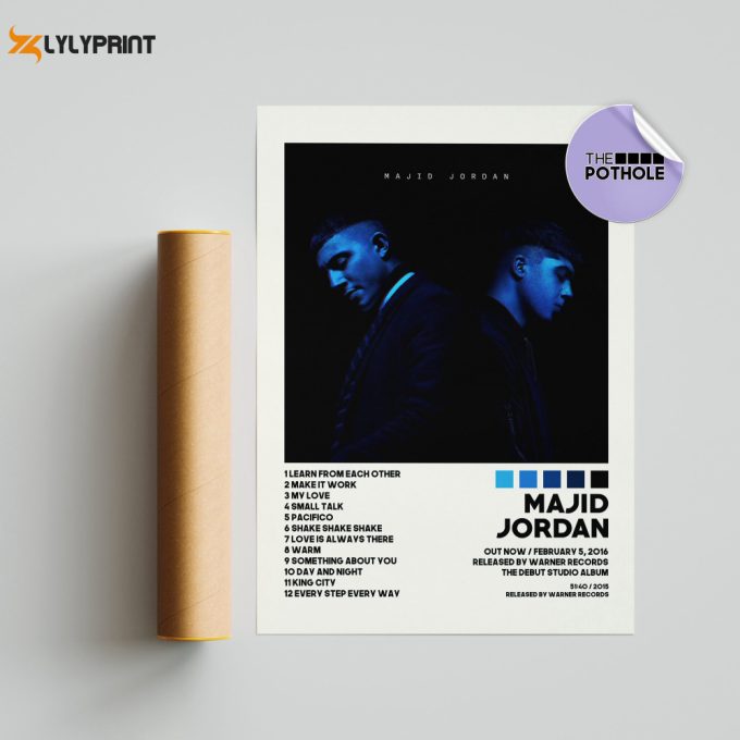 Majid Jordan Posters / Majid Jordan Poster / Album Cover Poster, Poster Print Wall Art, Custom Poster, Home Decor, Majid Jordan 1