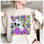 Mardi Gras 2024 Mickey Minnie Disneyland Shirt: Celebrate Fat Tuesday on Main Street!