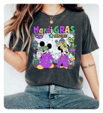 Mardi Gras 2024 Mickey Minnie Disneyland Shirt: Celebrate Fat Tuesday on Main Street!