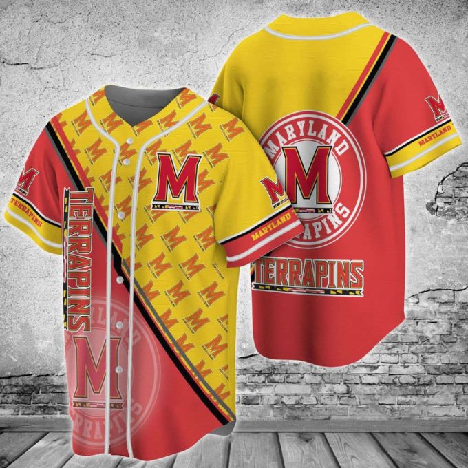 Maryland Terrapins Baseball Jersey Gift For Men Women 2