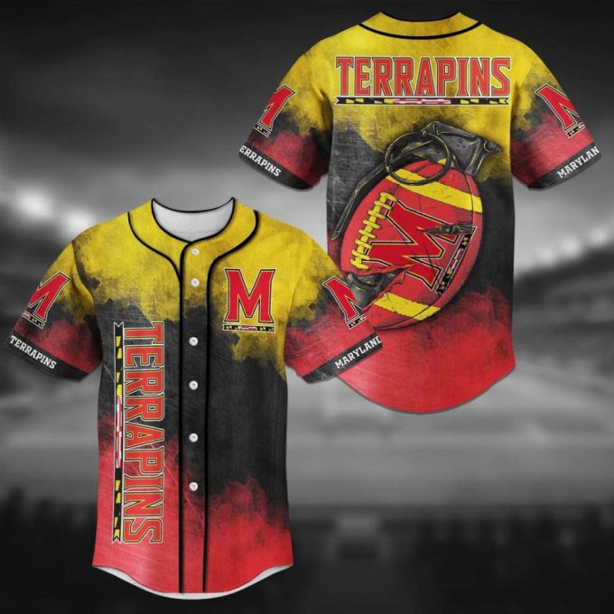 Maryland Terrapins Baseball Jersey Fan Gifts 2