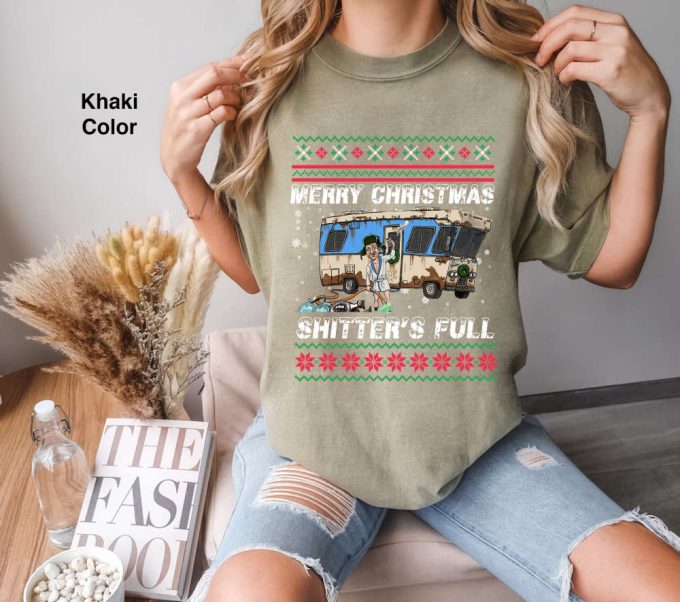 Merry Christmas Sh*Tter S Full Ugly Comfort Colors Shirt: Cousin Eddie Funny 90S Movie T-Shirt 3