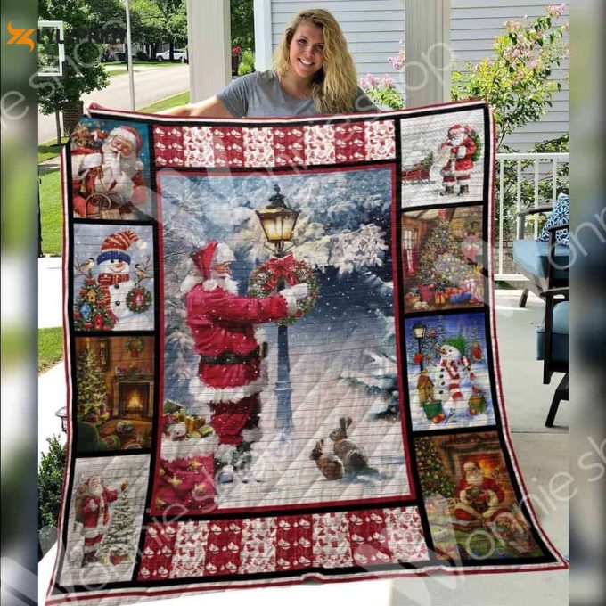 Merry Christmas Wish A Big Gift 3D Customized Quilt 1