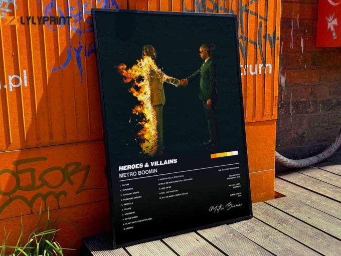 Metro Boomin &Amp;Quot;Heroes And Villains&Amp;Quot; Album Cover Poster #8 1