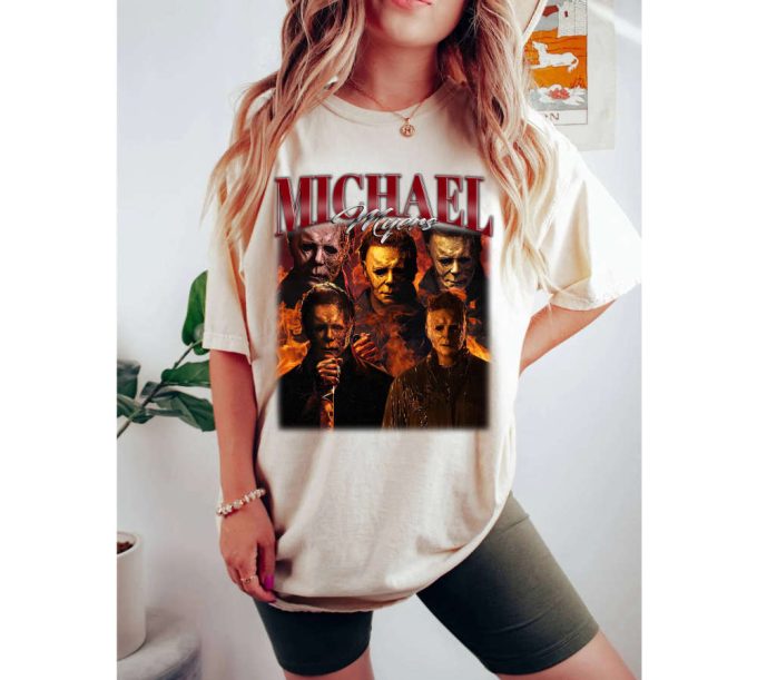 Michael Myers T-Shirt Michael Myers Shirt Michael Myers Tees Michael Myers Sweater Trendy Sweatshirt Couples T-Shirt Tee 3