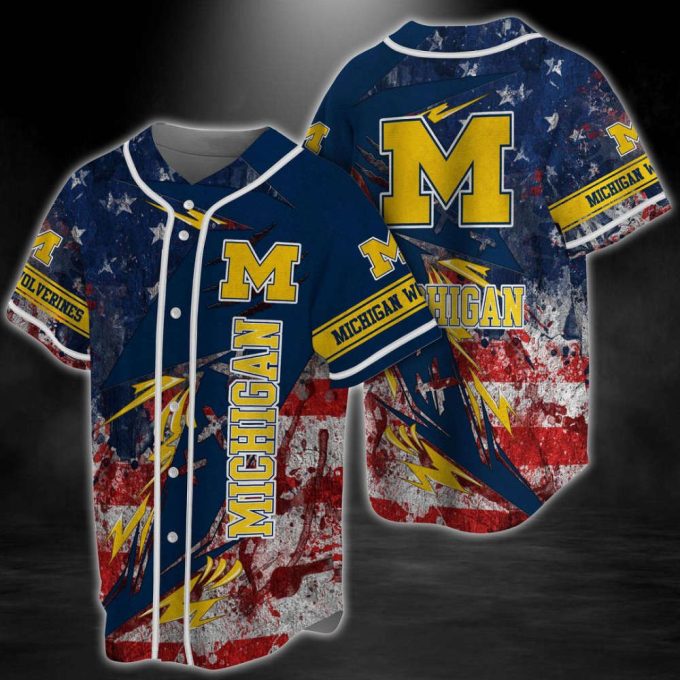 Michigan Wolverines Baseball Jersey Gift For Men Women 2