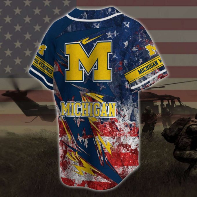 Michigan Wolverines Baseball Jersey Gift For Men Women 3