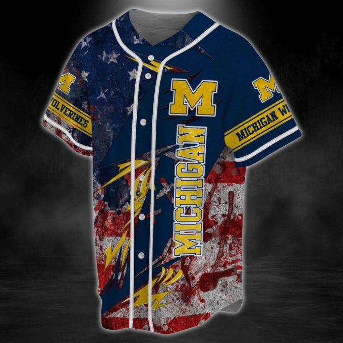 Michigan Wolverines Baseball Jersey Gift For Men Women 4