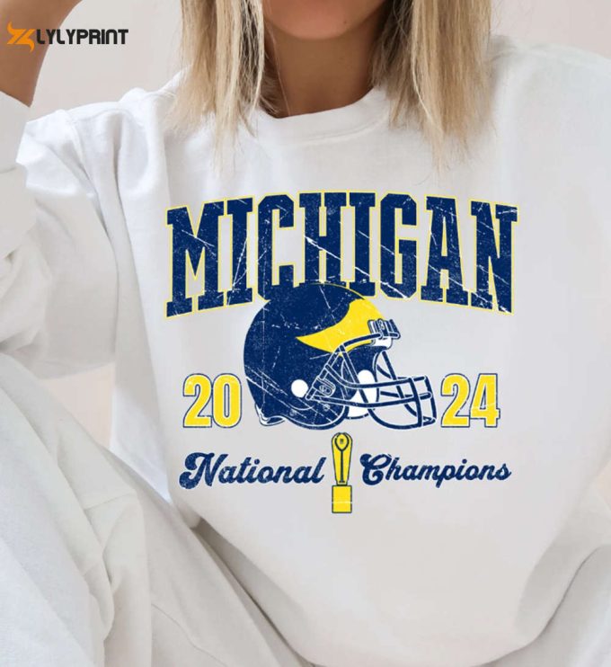 Michigan Wolverines National Championship 2024 Shirt Sweatshirt Hoodie, Ncaa Michigan Wolverines Shirt 1