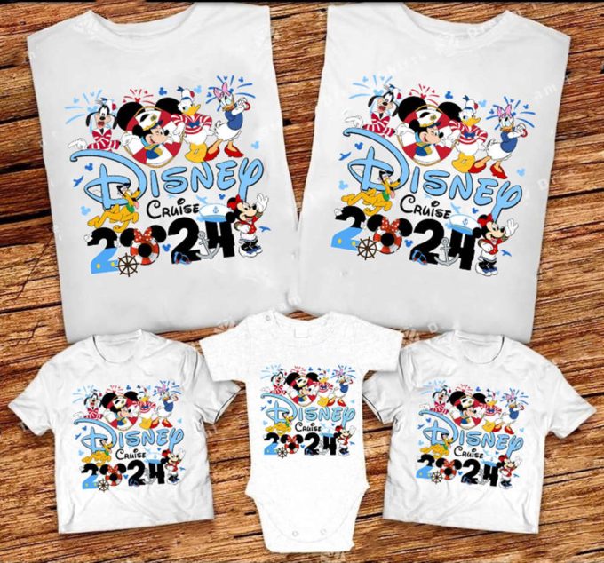 Mickey &Amp; Friends Cruise Line 2024 Shirt: Perfect For Disneyland Family Matching &Amp; Mickey Minnie Cruise Squad Trip 2