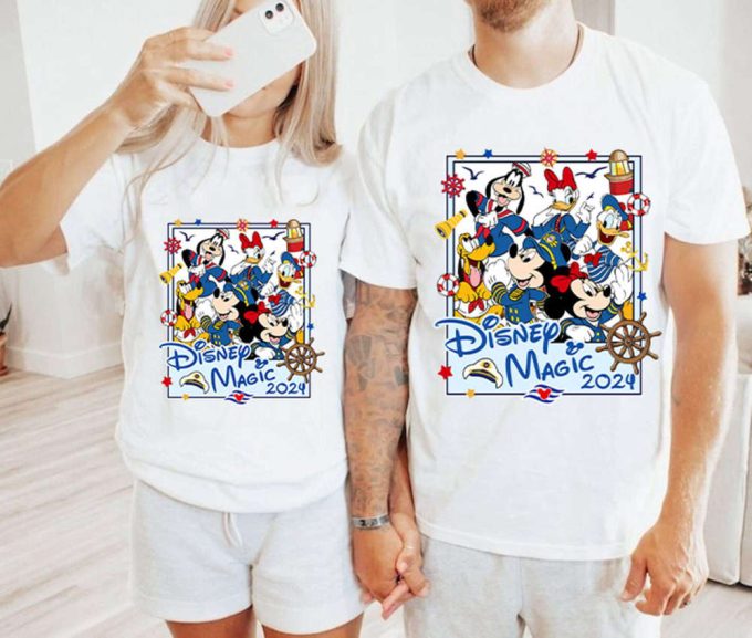 Mickey &Amp; Friends Cruise Line 2024 Shirt: Disneyland Dream Fantasy Magic For Family Cruise Group 2