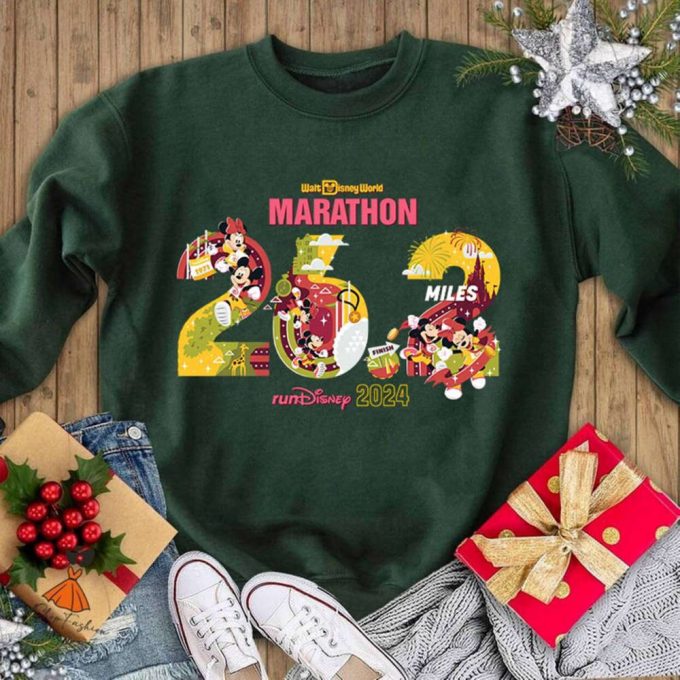 Mickey &Amp; Friends Rundisney 2024 Marathon Shirt – Personalized Disneyworld Running 2