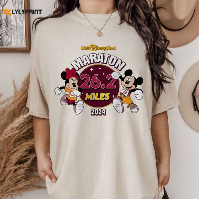 2024 Mickey &Amp;Amp; Friends Rundisney Marathon Shirt – Personalized Disneyworld Running Gear 1