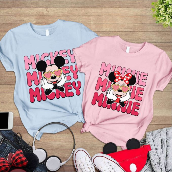 Disneyland Valentines Couple Shirt: Mickey And Minnie Matching Gift 3