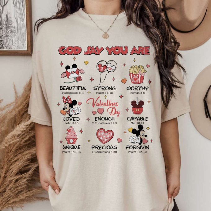 Christian Valentine Shirts: Mickey God Jesus Bible Verses &Amp; Disneyland – Perfect For Family Trips! 3