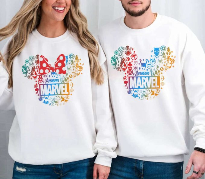 Disneyland Family Trip Shirts - Mickey Minnie Avengers Couple Shirt Perfect Valentines Day Gift 2