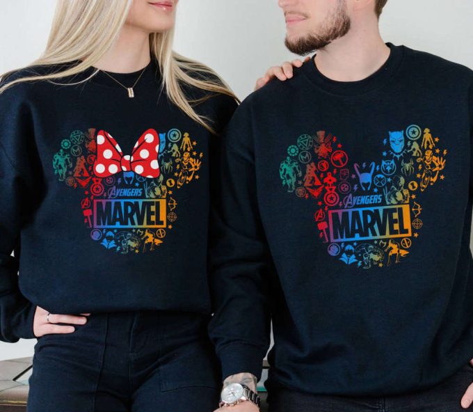 Disneyland Family Trip Shirts - Mickey Minnie Avengers Couple Shirt Perfect Valentines Day Gift 3