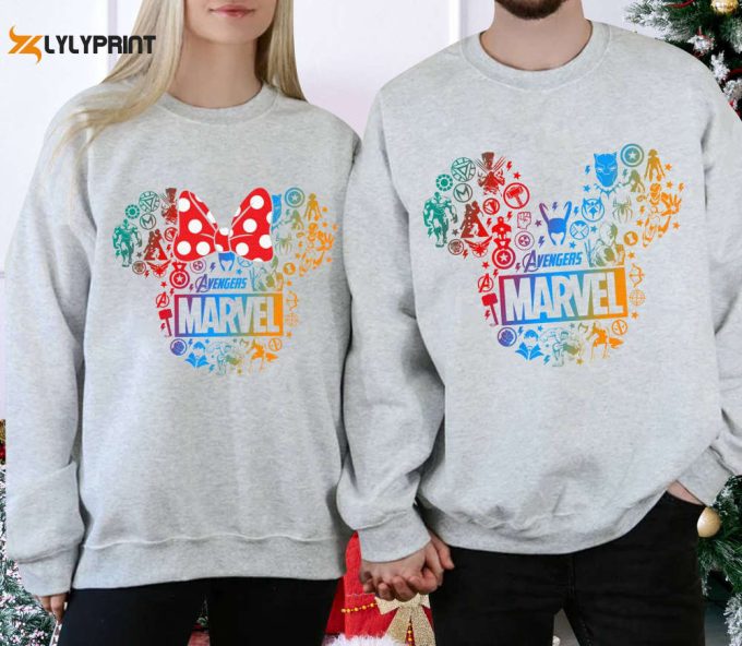 Disneyland Family Trip Shirts - Mickey Minnie Avengers Couple Shirt Perfect Valentines Day Gift 1