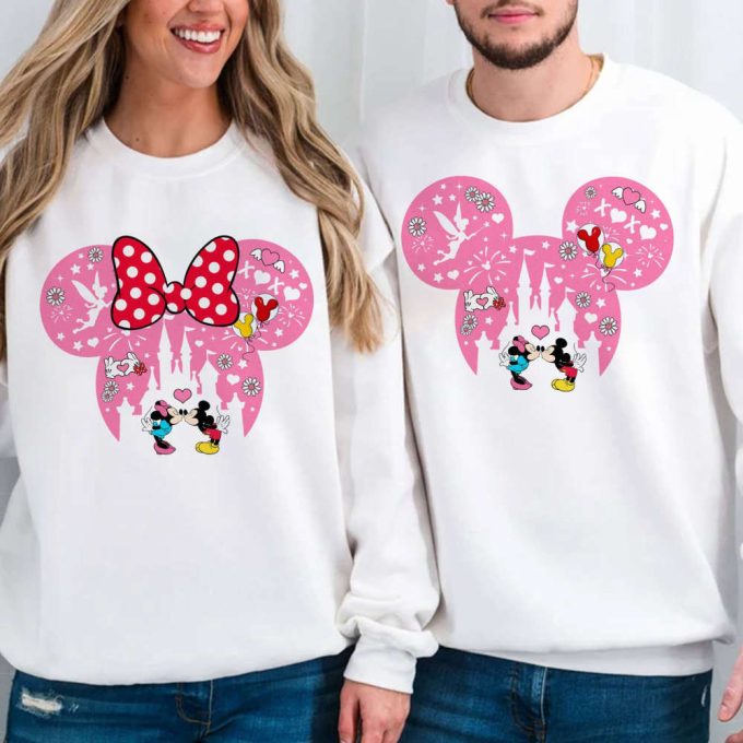 Mickey Minnie Couples Matching Shirts - Valentine S Day Anniversary Gift Just Married Shirt 2