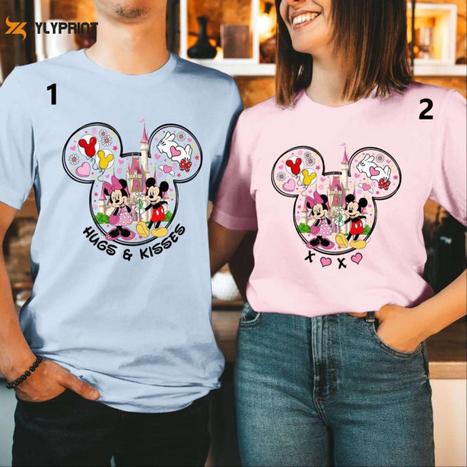 Disneyland Couple Valentine Shirts - Mickey Minnie Anniversary &Amp;Amp; Matching Sweatshirt 1