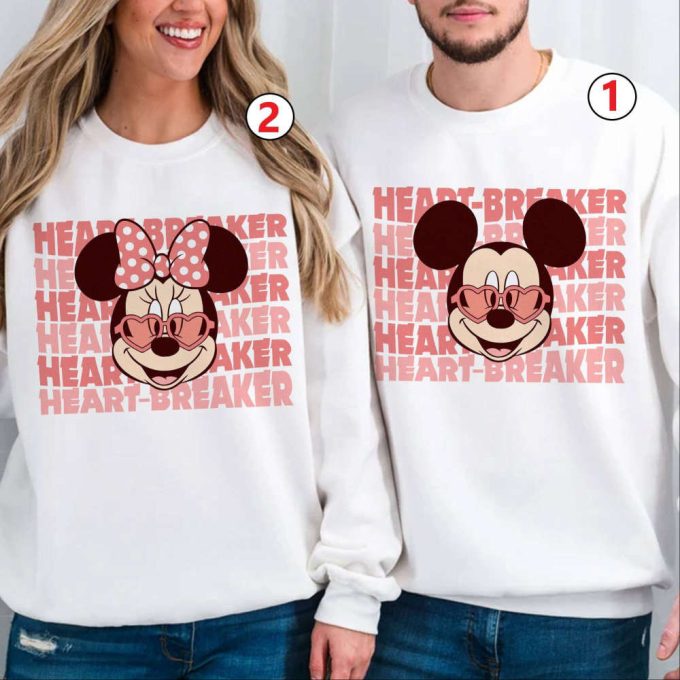 Valentines Couple Shirt: Mickey Minnie Disneyland Family Trip Matching Gift 2