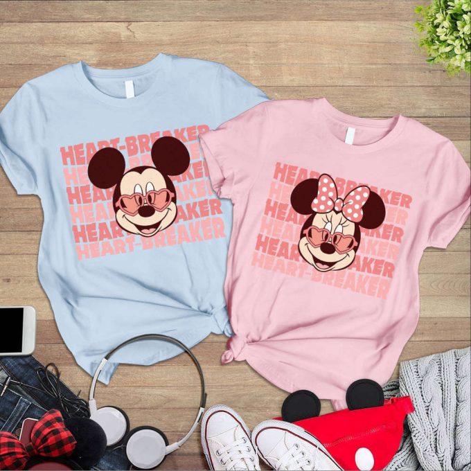Valentines Couple Shirt: Mickey Minnie Disneyland Family Trip Matching Gift 3