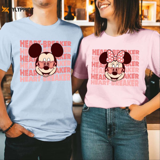 Valentines Couple Shirt: Mickey Minnie Disneyland Family Trip Matching Gift 1