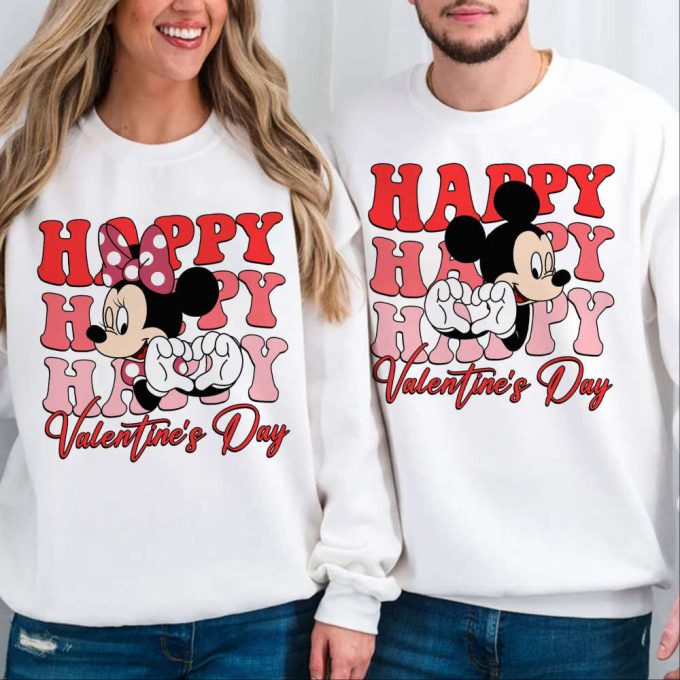 Valentine S Day Couple Shirt: Mickey Minnie Anniversary &Amp; Husband Wife Shirts 2