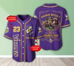 Minnesota Vikings Personalized Baseball Jersey