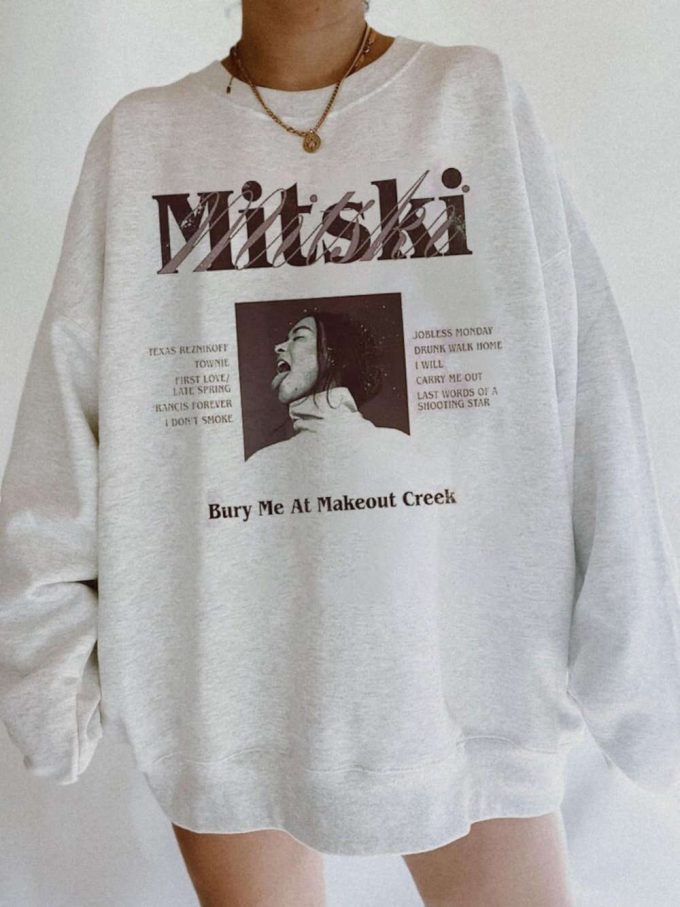 Mitski Album Shirt, The Land Is Inhospitable Sweatshirt, Mitski Album Hoodie, Aesthetic Inspired Shirt Gift For Music Lover 2