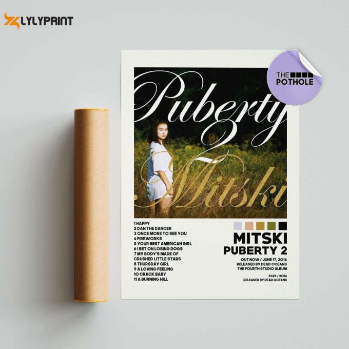 Mitski Posters / Puberty 2 Poster / Mitski / Album Cover Poster, Poster Print Wall Art, Custom Poster, Home Decor Wall Art, Puberty 2 1