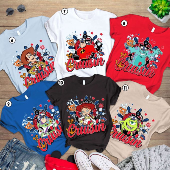 2024 Märvel Pixar Mickey Cruise Squad &Amp; Disneyland Family Group Matching Shirts 2