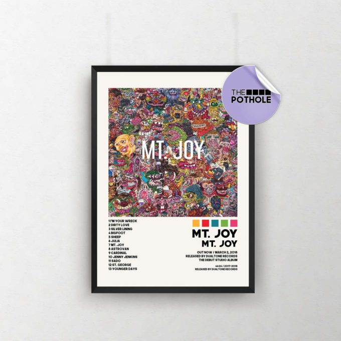 Mt. Joy Posters, Mt. Joy Poster, Mt. Joy, Album Cover Poster, Poster Print Wall Art, Custom Poster, Tracklist Poster 2