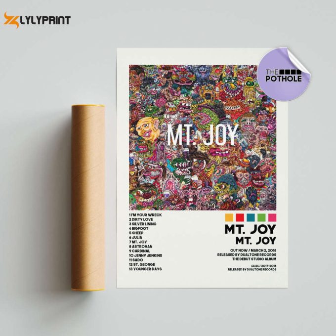 Mt. Joy Posters, Mt. Joy Poster, Mt. Joy, Album Cover Poster, Poster Print Wall Art, Custom Poster, Tracklist Poster 1