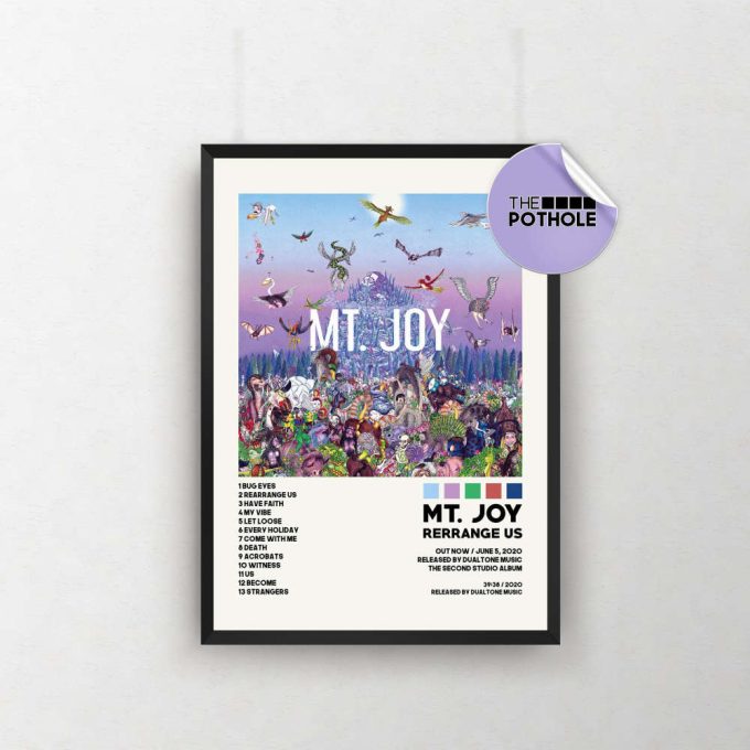 Mt. Joy Posters, Mt. Joy Poster, Mt. Joy, Rearrange Us, Album Cover Poster, Poster Print Wall Art, Custom Poster, Tracklist Poster 2