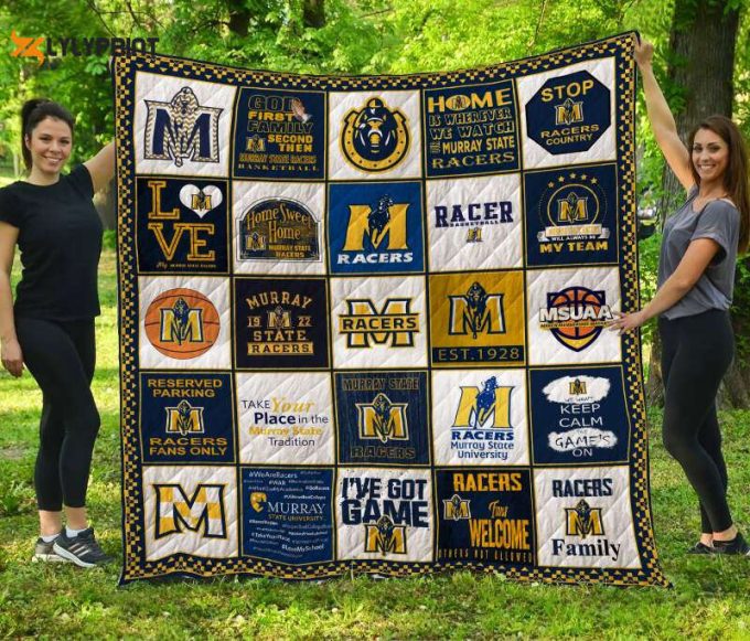Murray State Racers Customized 3D Full Printing Quilt Home Decor 2024 Gifts Home Decor 2024 Gifts 1