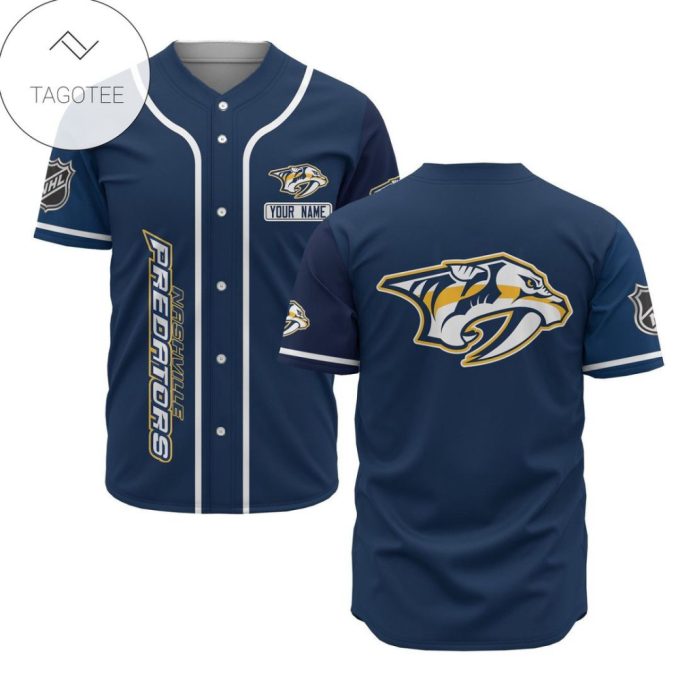 Nashville Predators Baseball Jersey For Fans Bj0050 2