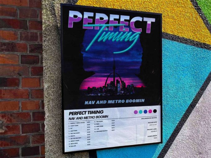 Nav And Metro Boomin &Quot;Perfect Timing&Quot; Album Cover Poster #6 2