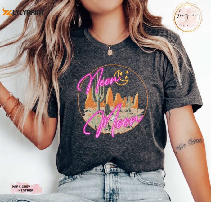 Neon Moon Shirt Classic Country Shirt Music Shirt Vintage Tshirt Gift For Friend Comfort Women Shirt 1