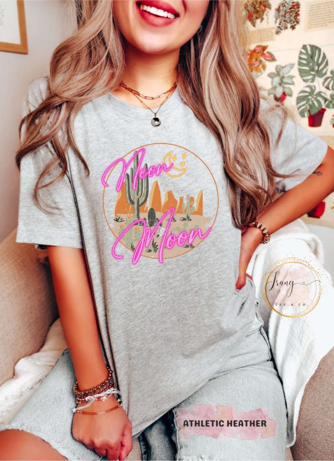 Neon Moon Shirt Classic Country Shirt Music Shirt Vintage Tshirt Gift For Friend Comfort Women Shirt 2