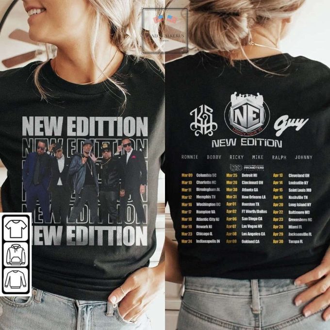 New Edition Legacy Tour 2024 Sweatshirt, Vintage New Edition Shirt, For Men Women 2