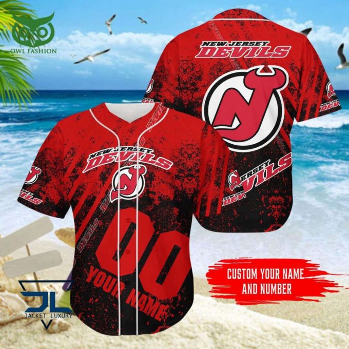 New Jersey Devils Baseball Jersey Bj0038 2