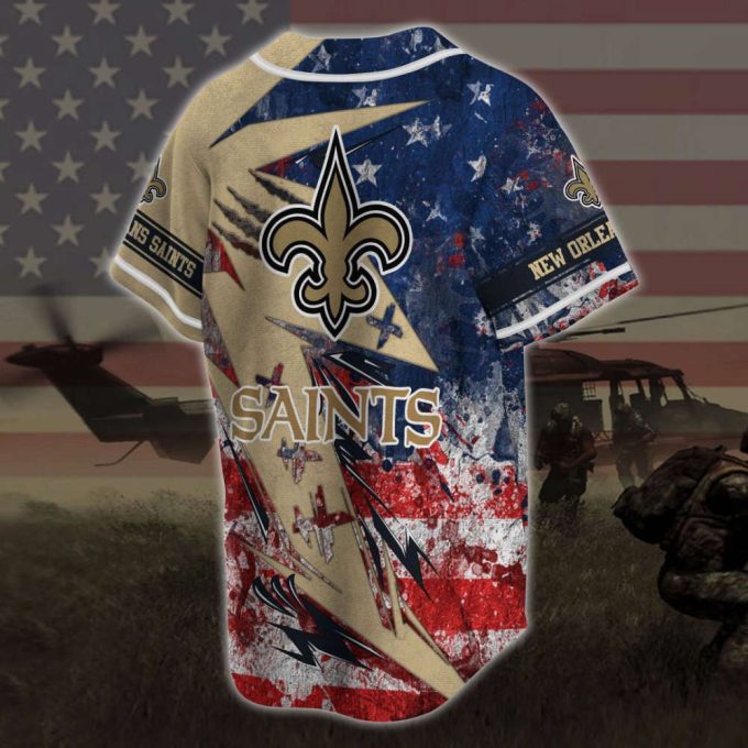 Premium New Orleans Saints Baseball Jersey Gifts For Die-Hard Fans 3