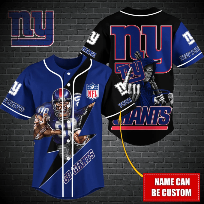 New York Giants Personalized Baseball Jersey Gift For Men Women 2