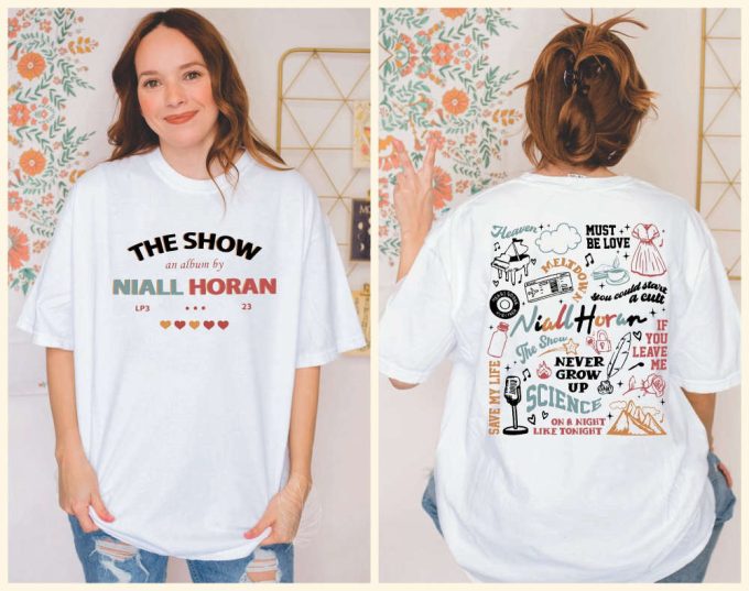 Niall Horan 2 Side Tshirt, The Show Album Track List 2 Sides Sweatshirt, For Men Women 2